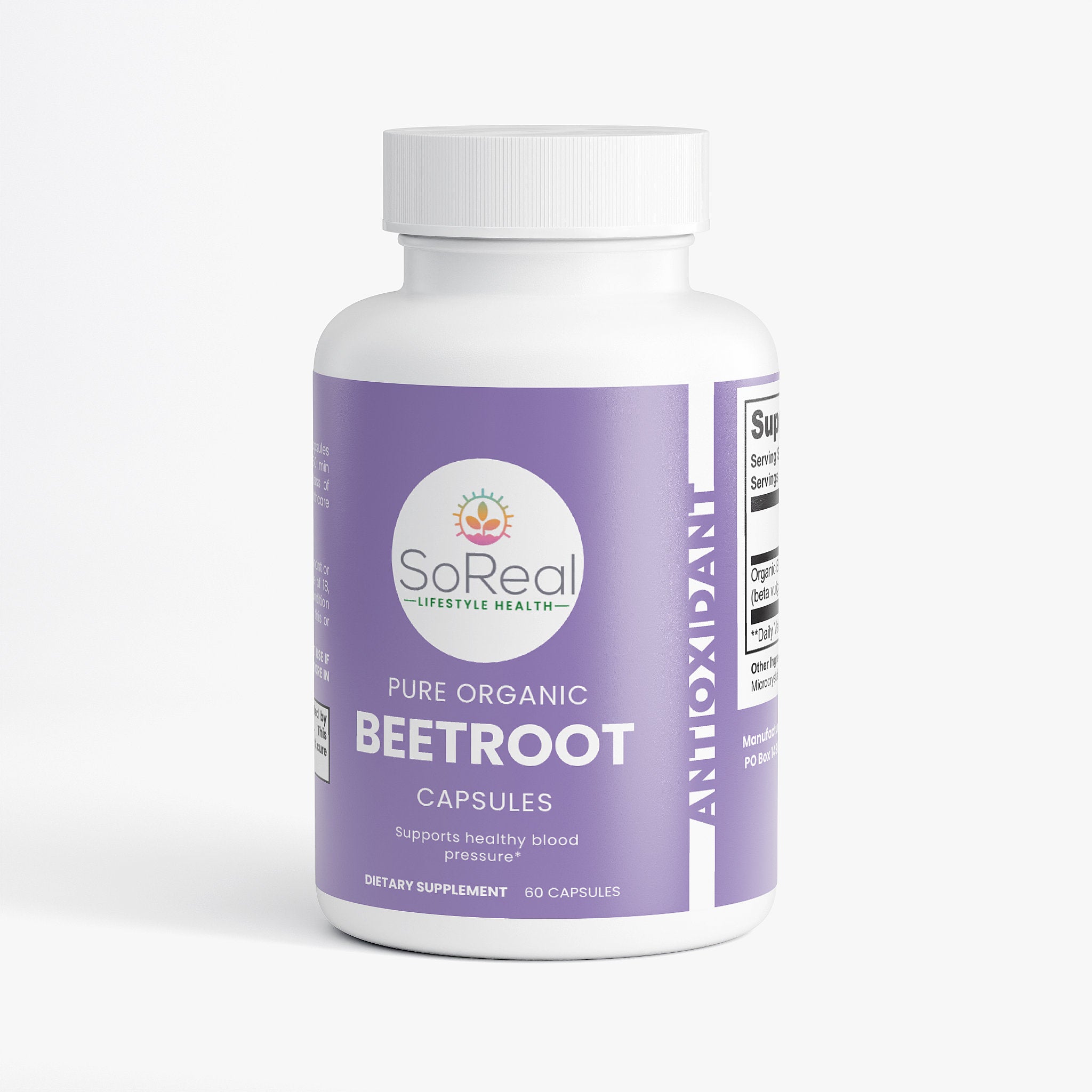 Pure Organic Beetroot Premium Capsules