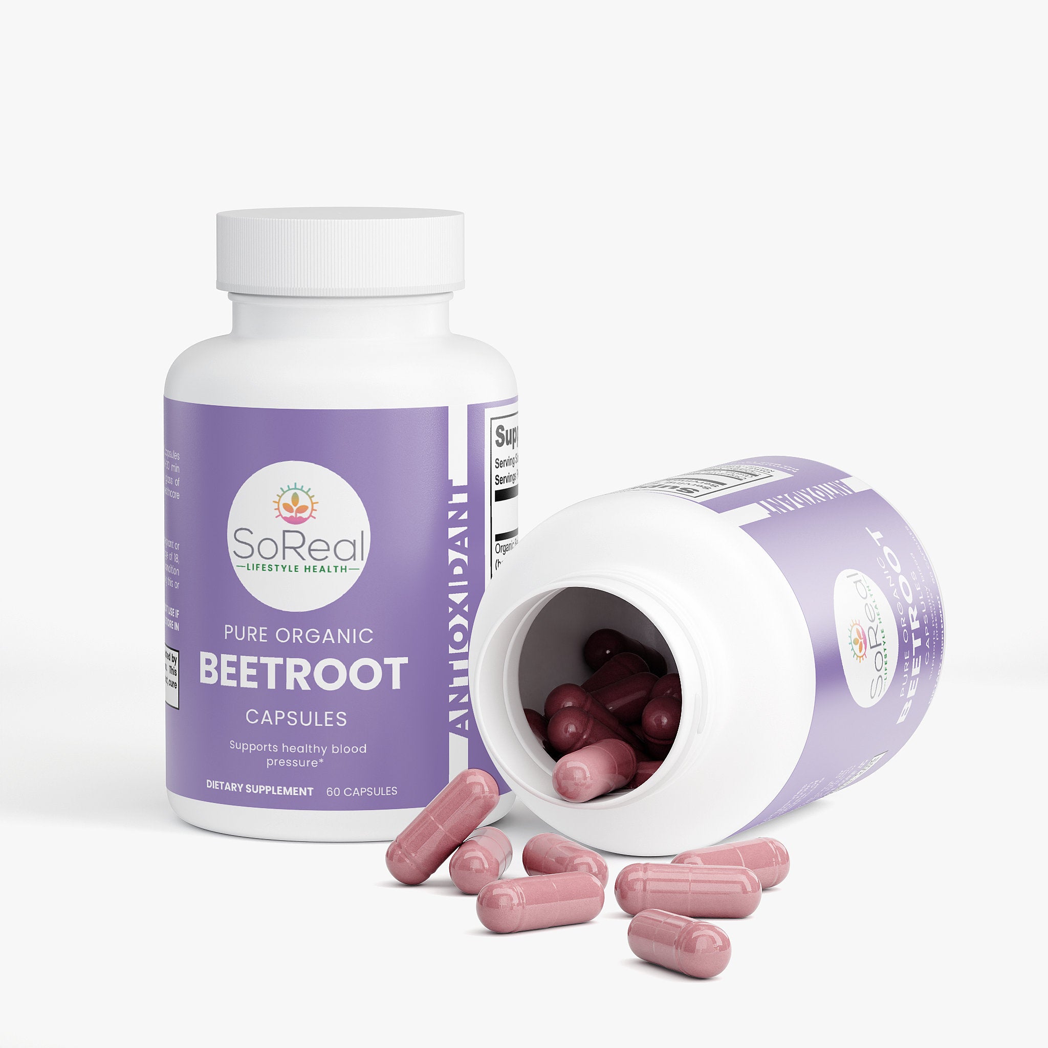 Pure Organic Beetroot Premium Capsules