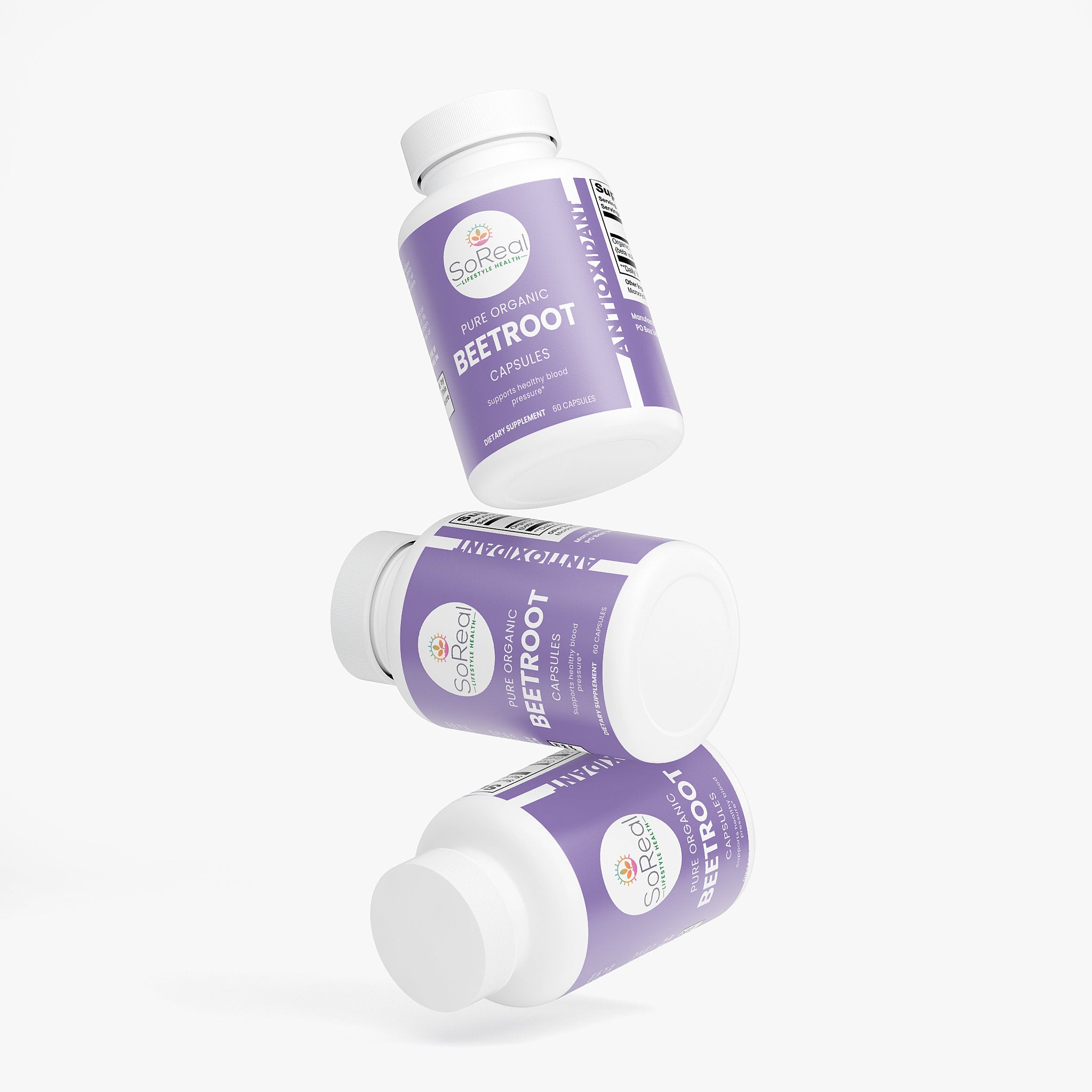 Pure Organic Beetroot Premium Capsules
