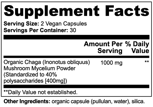 Chaga Mushroom Premium Extract