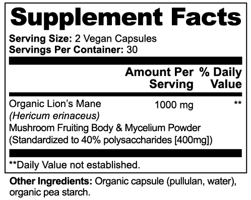 Lion's Mane Premium Mushroom Extract