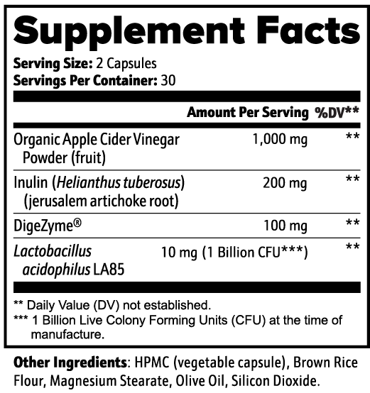 Apple Cider Vinegar Gut Blend