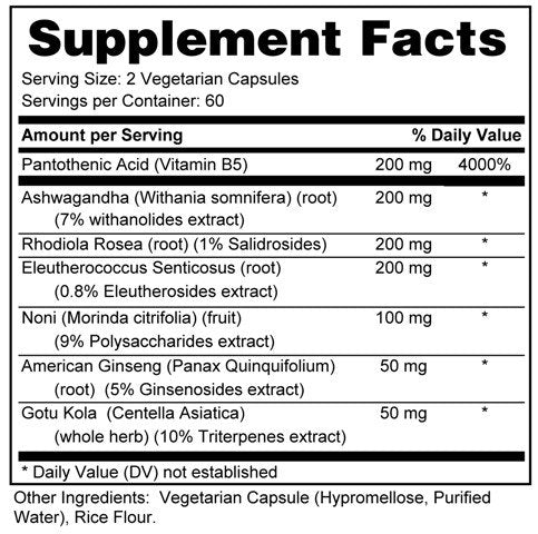 Adrenal Recharge Formula