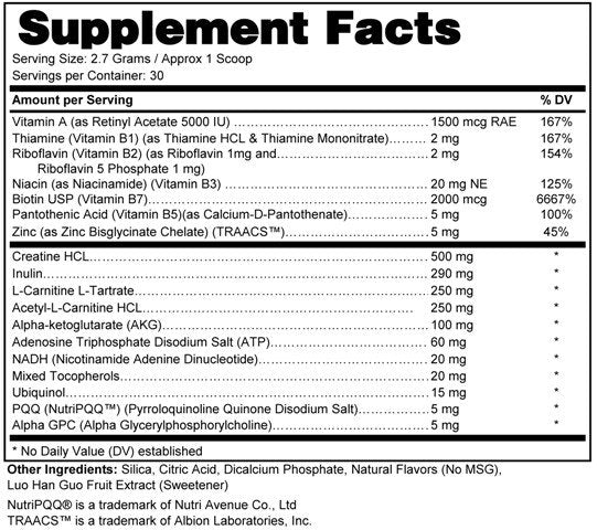 Mitochondrial Health Optimizer